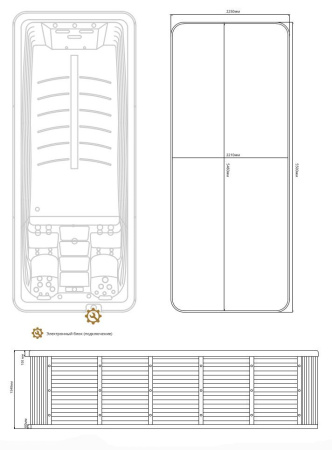 Плавательный спа бассейн Fiinn SF-905 Плавательный спа бассейн Fiinn SF-905